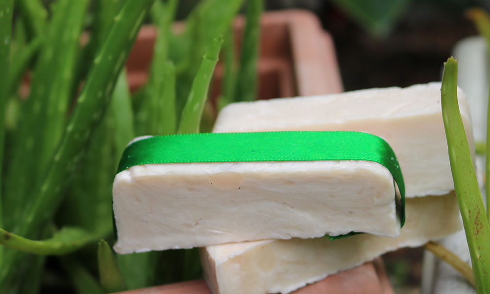 Aloe Vera hot pressed soap - Image 3